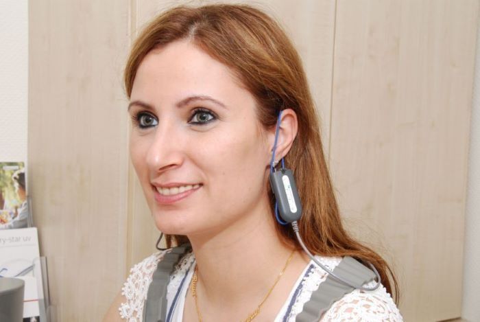 Hörtest und Beratung bei einer Kunndin